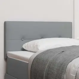 Galvgalis Ar Galvas Klāju Gaiši Pelēka 90 Cm Audums Vidaxl
