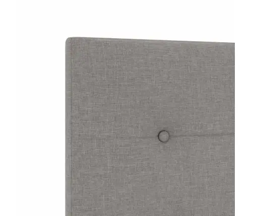 Galvas Balsts Ar Pogu, Klāta Ar Taupe Audumu, 90 Cm Vidaxl