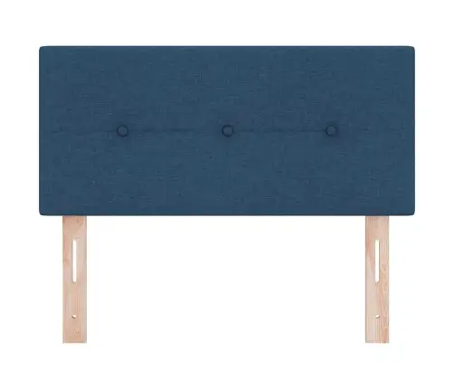 Gultas Galvgalis Ar Pogu Audzējuma Zils 90 Cm Vidaxl