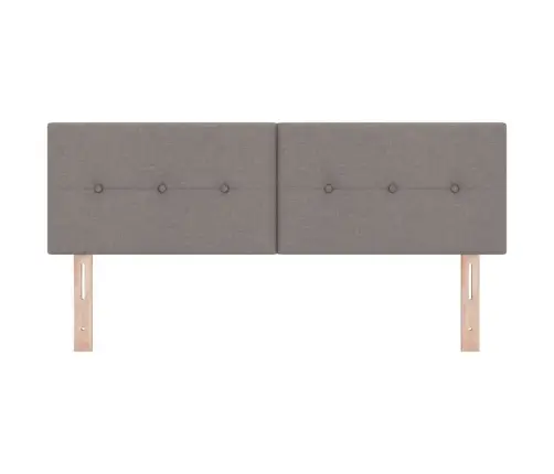 Galvgalis Ar Galvas Klāju Pelēkbrūna 140 Cm Audums Vidaxl