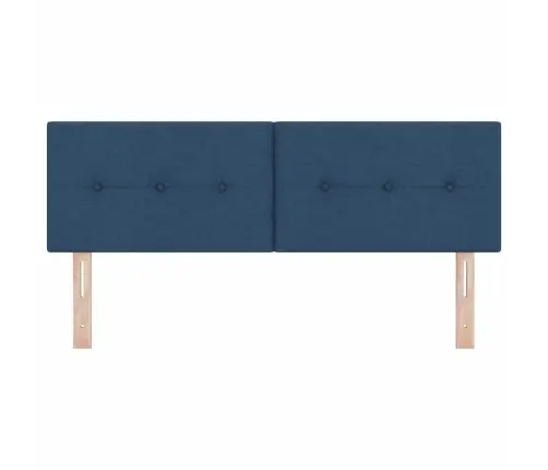 Galvūgalis Su Galvūgalio Mėlyna 160 Cm Dirbtinė Oda