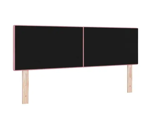 Galvgalis Ar Galvas Klāju Rozā 160 Cm Mākslīgā Āda Vidaxl