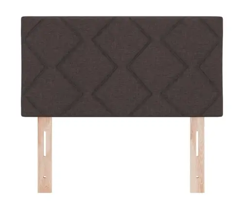 Galvūgalis Su Galvūgalio Tamsiai Rudas 80 Cm Dirbtinė Oda