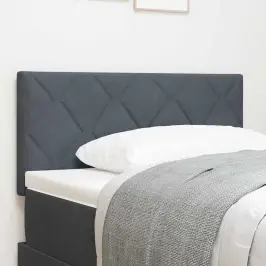 Galvgalis Piestiprināts Pie Sienas Tumši Pelēka 90 Cm Samts Vidaxl