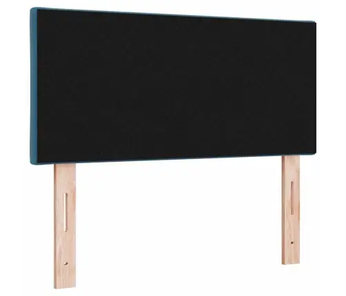 Galvgaļs Ar Dimanta Bloku Dizainu, Tumši Zils, 90Cm, Samts. Vidaxl