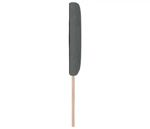 Gultas Galvgaļi Ar Dimanta Bloku Dizainu, Tumši Pelēks, 144 Cm, Audums. Vidaxl