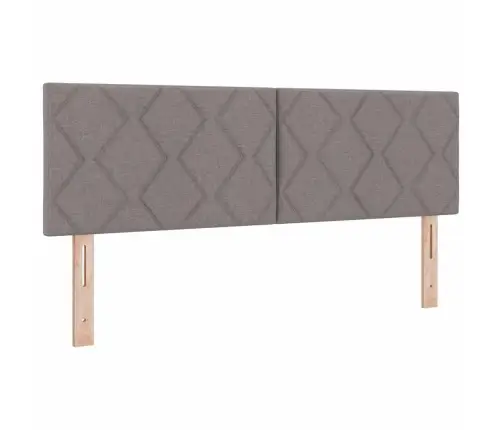 Galvgalis Ar Galvas Klāju Pelēkbrūna 160 Cm Mākslīgā Āda Vidaxl