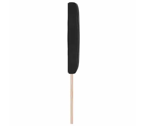 Peats Seinale Kinnitatav Geomeetriline Peaga Must 160 Cm Samet