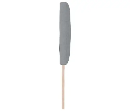 Galvūgalis Su Galvūgalio Šviesiai Pilka 200 Cm Dirbtinė Oda