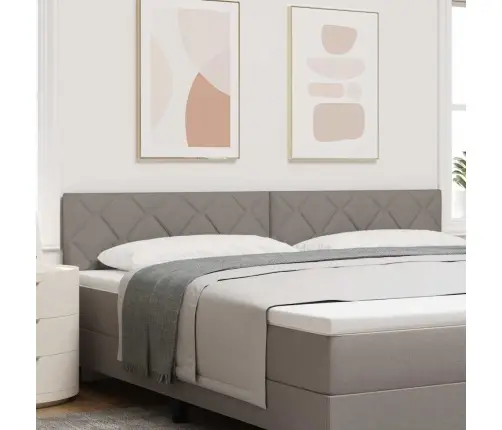 Galvgaļa Ar Diamanta Bloku Dizainu, Taupe, 200 Cm, Audums Vidaxl Galvgaļa Ar Diamanta Bloku Dizainu, Taupe, 200 Cm, Audums Vidaxl