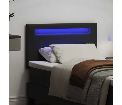 Galvgaļi Vienkāršs Dizains Melns 90 Cm Mākslīgā Āda Vidaxl