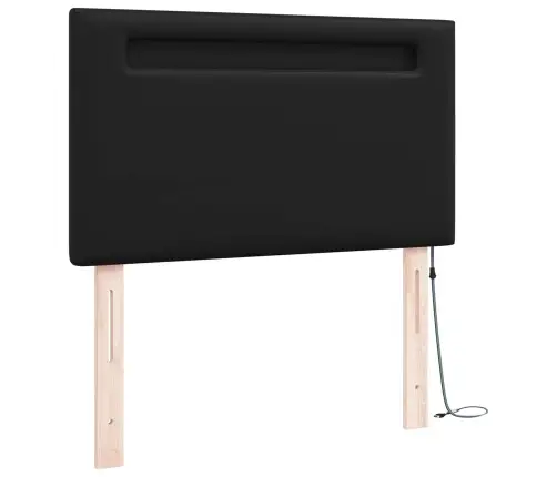 Galvgaļi Vienkāršs Dizains Melns 90 Cm Mākslīgā Āda Vidaxl