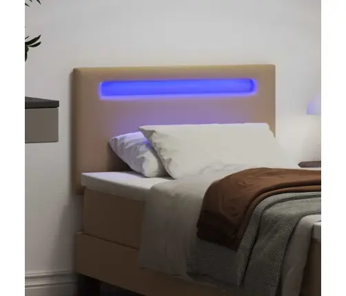 Gultas Galvgaļi Vienkāršs Dizains Kafijas 90 Cm Sintētiskā Āda Vidaxl