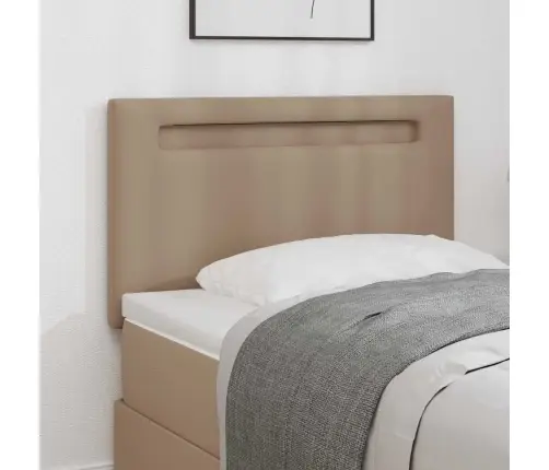 Led Galvūgalis Kapučino 90 Cm Dirbtinė Oda