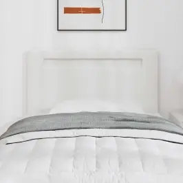 Led Gultas Galva Balts 100 Cm Mākslīgā Āda Vidaxl