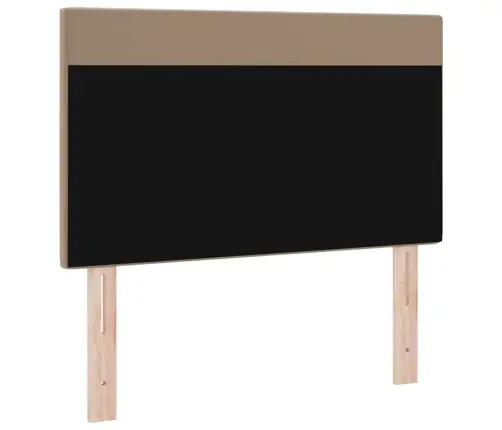 Gultas Galvgaļi Vienkāršs Dizains Kafijas Krāsā 100 Cm Meli Āda Vidaxl