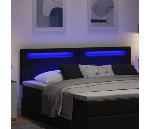 Led Peatoed Must 180 Cm Kunstnahk