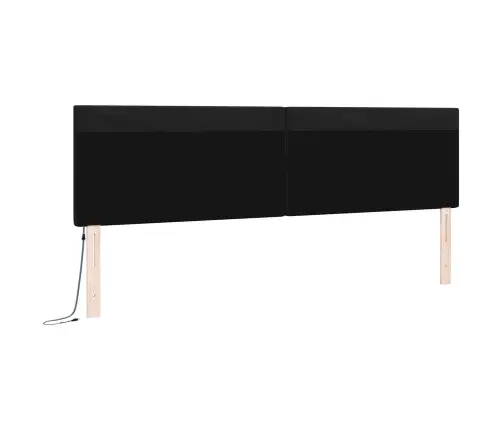 Galvgaļi Vienkāršs Dizains Melns 200 Cm Mākslīgā Āda Vidaxl