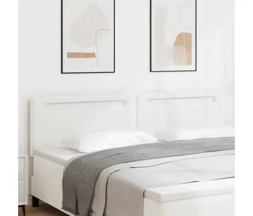 Led Galvūgalis Balta 200 Cm Dirbtinė Oda