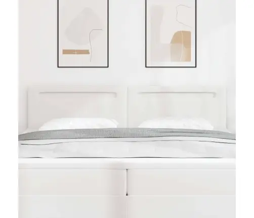 Led Galvūgalis Balta 200 Cm Dirbtinė Oda