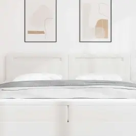 Led Gultas Galva Balts 200 Cm Mākslīgā Āda Vidaxl