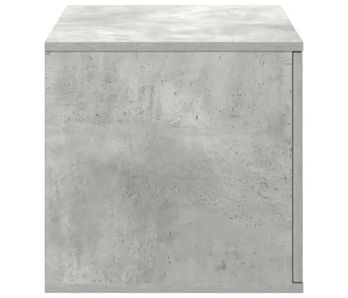 Uzglabāšanas Skapis Betona Pelēks 127X41X40 Cm Inženieru Koks Vidaxl