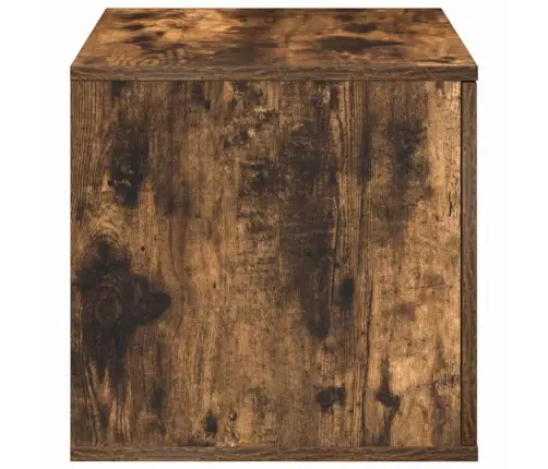 Glabāšanas Skapītis Dūmota Ozola 127X41X40 Cm Inženierijas Koks Vidaxl