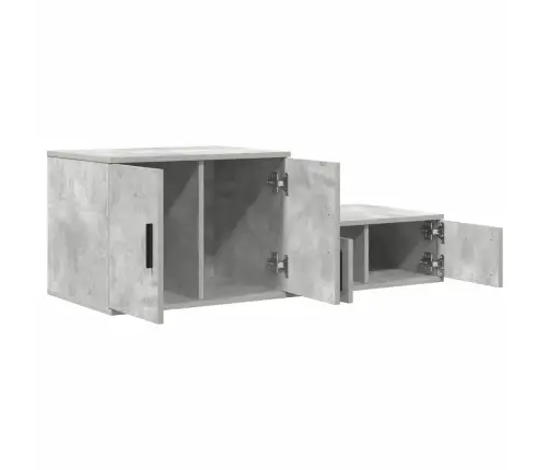 Hoiukapp Betoonihall 118 X 41 X 40 Cm Tehispuit