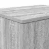 Uzglabāšanas Skapis Pelēks Sonoma 108X41X40 Cm Inženierijas Koks Vidaxl
