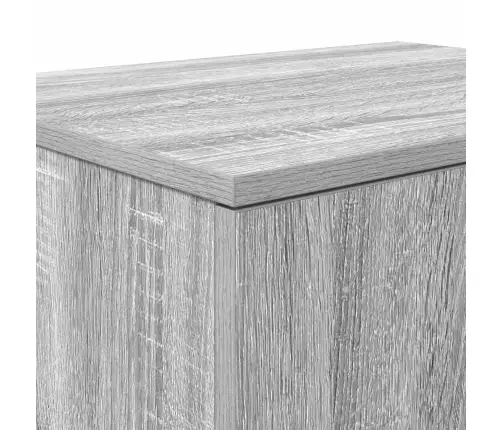 Uzglabāšanas Skapis Pelēks Sonoma 103X41X40 Cm Inženierijas Koks Vidaxl