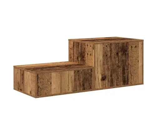 Uzglabāšanas Skapis Vecs Koks 103X41X40 Cm No Inženierētā Koka Vidaxl