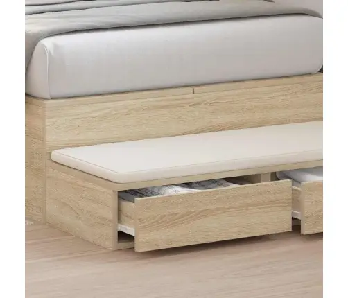 Voodisahtlid Sonoma Tamm 100 X 36,5 X 16,5 Cm Tehispuit