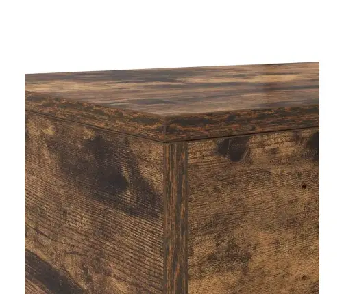 Lovos Stalčiai Su Stalčių Dūminio Ąžuolo 100 X 36.5 X 16.5 Cm Lovos Stalčiai Su Stalčių Dūminio Ąžuolo 100 X 36.5 X 16.5 Cm