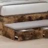 Lovos Stalčiai Su Stalčių Dūminio Ąžuolo 100 X 36.5 X 16.5 Cm Lovos Stalčiai Su Stalčių Dūminio Ąžuolo 100 X 36.5 X 16.5 Cm