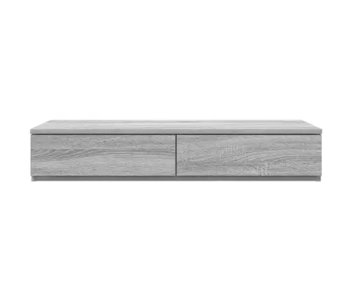 Lovos Stalčiai Pilka Sonoma Ąžuolo 100 X 36.5 X 16.5 Cm