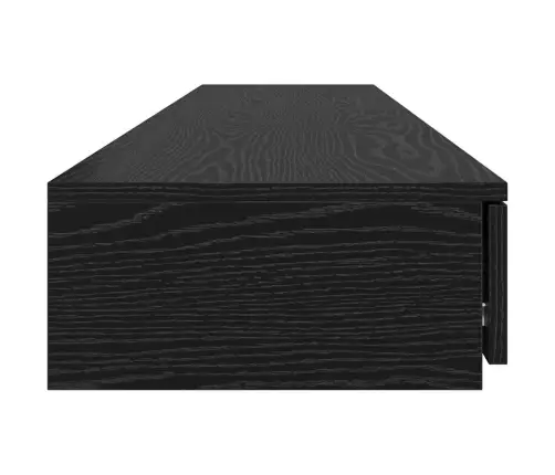 Gultas Atvilktnes Melna 200X36,5X16,5 Cm Inženierijas Koks Vidaxl