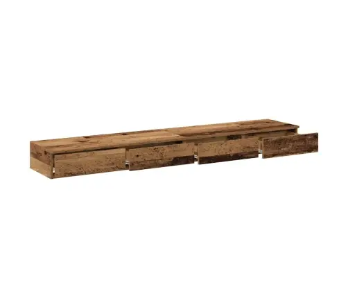 Lovos Stalčiai Su Stalčių Sena Mediena 200 X 36.5 X 16.5 Cm