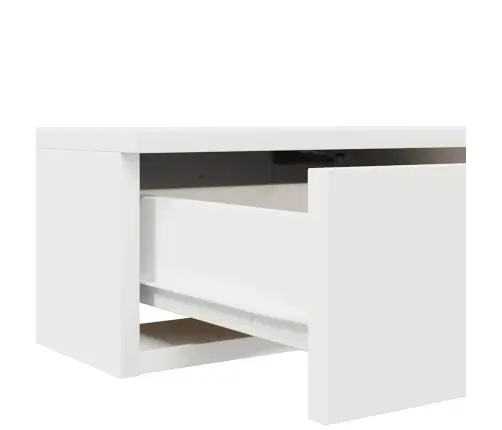 Voodisahtlid Sahtliga Valge 80 X 36,5 X 16,5 Cm Tehispuit