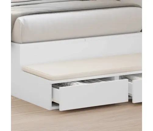 Gultas Atvilktnes Balts 80 X 36,5 X 16,5 Cm Inženierijas Koks Vidaxl