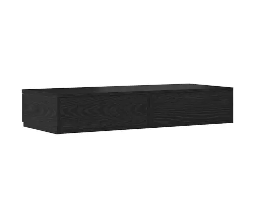 Gultas Atvilktnes Melna 80X36,5X16,5 Cm Inženierijas Koks Vidaxl