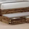 Gultas Atvilktnes Vecs Koks 80X36,5X16,5 Cm Inženierijas Koks Vidaxl
