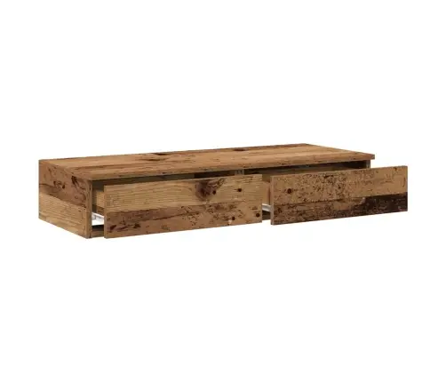 Gultas Atvilktnes Vecs Koks 80X36,5X16,5 Cm Inženierijas Koks Vidaxl