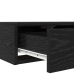 Voodisahtlid Sahtliga Must Tamm 90 X 36.5 X 16.5 Cm Tehispuit