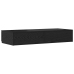 Voodisahtlid Sahtliga Must Tamm 90 X 36.5 X 16.5 Cm Tehispuit