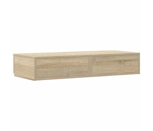 Gultas Atvilktnes No Sonoma Ozola 90X36,5X16,5 Cm, Izgatavots No Inženierijas Koka Vidaxl