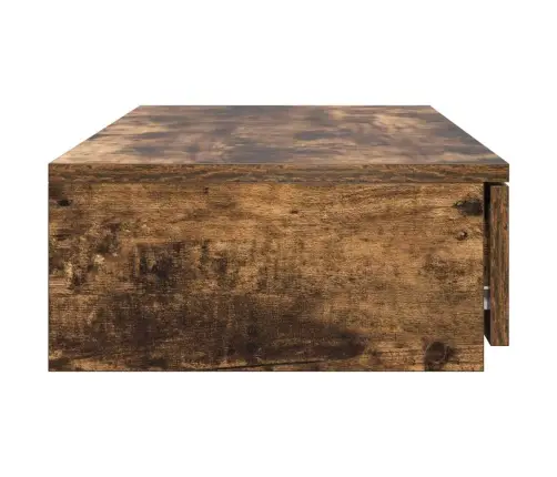 Gultas Atvilktnes Dūmojošs Ozols 90X36,5X16,5 Cm Inženierkoks Vidaxl