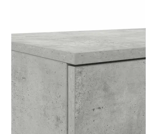 Lovos Stalčiai Su Stalčių Betono Pilka 120 X 36.5 X 16.5 Cm