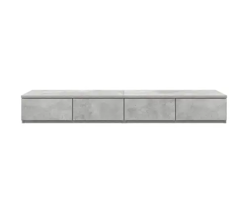 Lovos Stalčiai Su Stalčių Betono Pilka 120 X 36.5 X 16.5 Cm