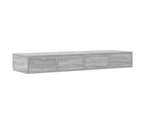 Lovos Stalčiai Pilka Sonoma Ąžuolo 120 X 36.5 X 16.5 Cm