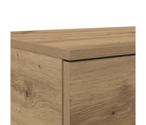 Gultas Atvilktnes Amatnieku Ozols 120X36,5X16,5 Cm Inženierijas Koks Vidaxl